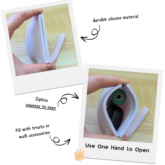 One Hand Treat Training Pouch for Effortless Dog Training