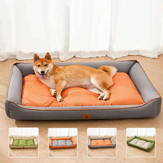 Large Waterproof Dog Bed - Ideal for Year-Round Comfort
