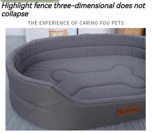 Oxford Cloth Dog Bed Mat β Moisture-Resistant Pet Mattress with Sponge Filling