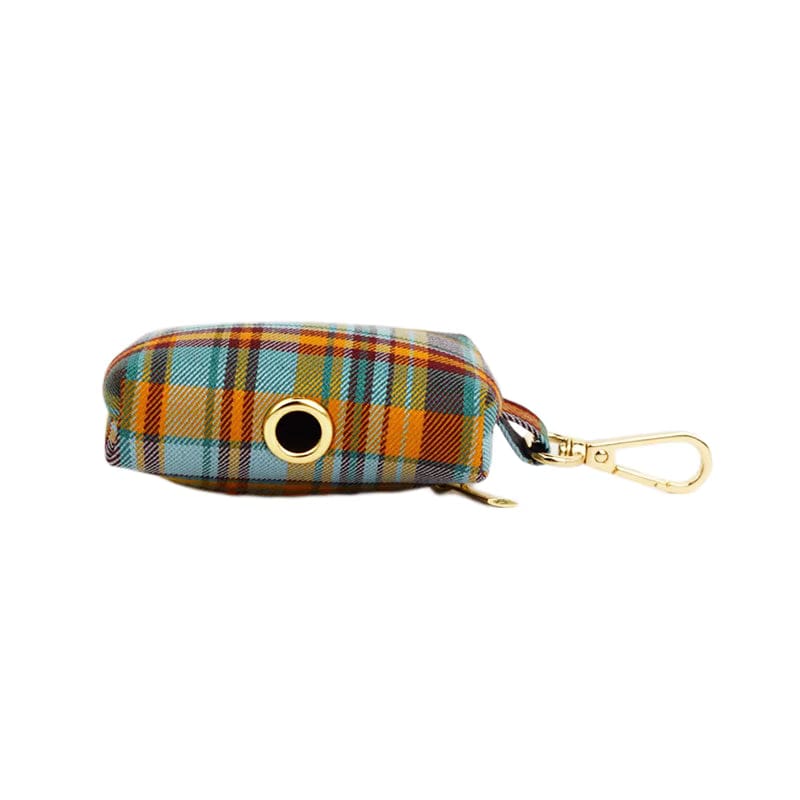 Autumn Blue Plaid Leash Set: Stylish Comfort for Every Adventure