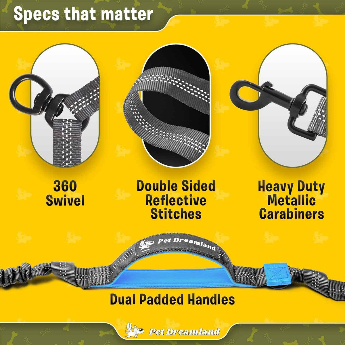 Dual Large Dog Leash Coupler: Experience Stress-Free Adventures with Your Best Friends