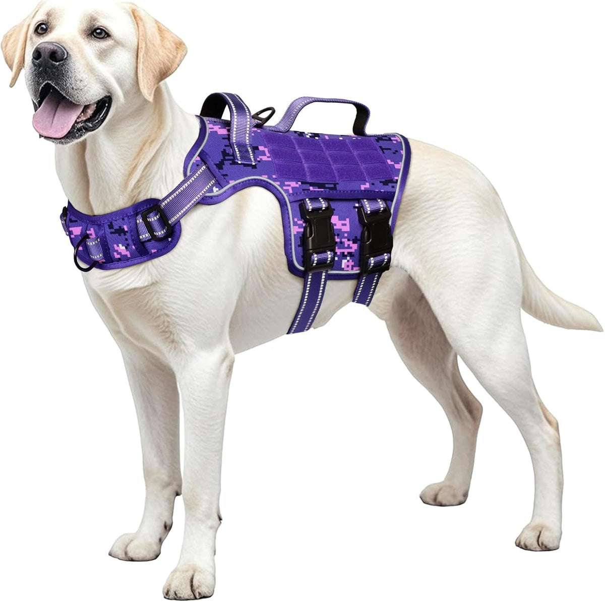 Heavy Duty XL Tactical Dog Harness - Ultimate No Pull Control for Large Dogs