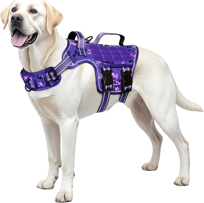 Heavy Duty XL Tactical Dog Harness - Ultimate No Pull Control for Large Dogs