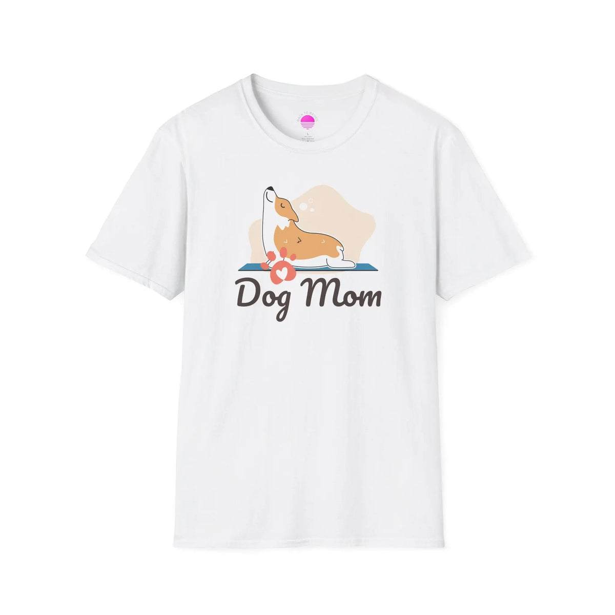 Dog Mom Shirt - Adorable Paw Print Tee for Proud Pet Lovers