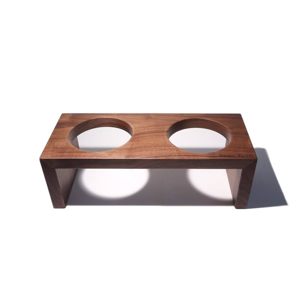 Solid Wood Pet Bowl Stands - Aevan Epoch for Elevated Dining