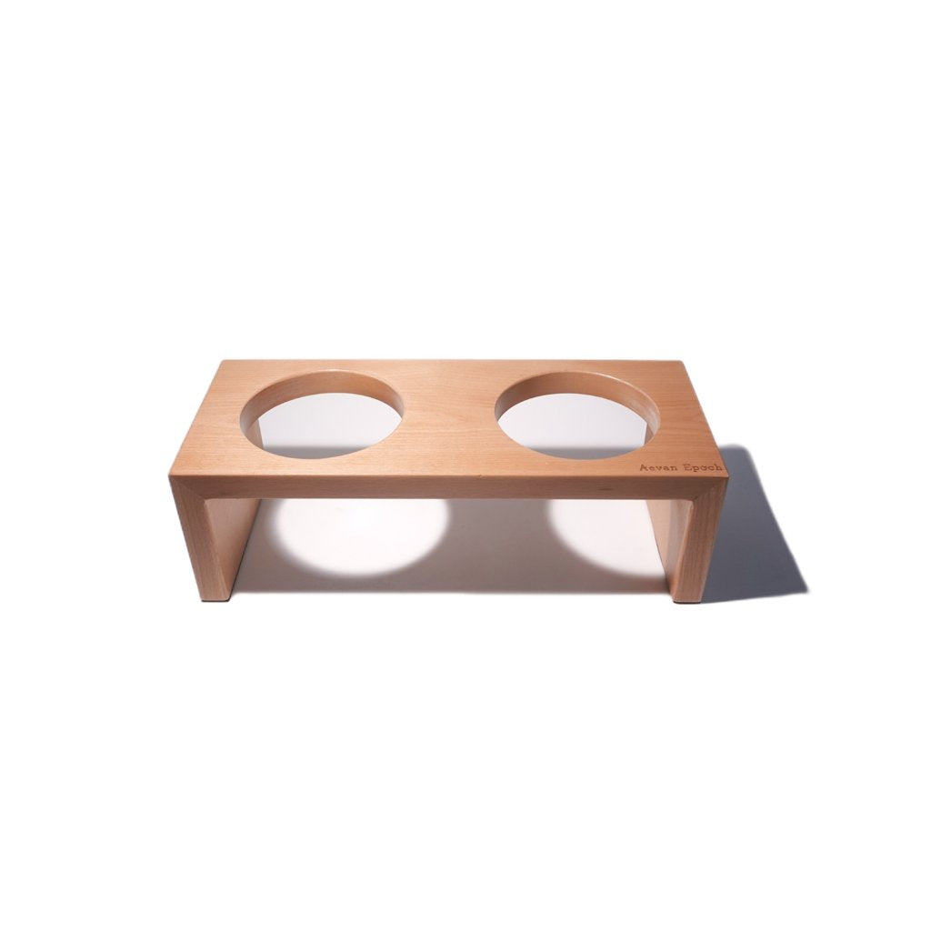 Solid Wood Pet Bowl Stands - Aevan Epoch for Elevated Dining