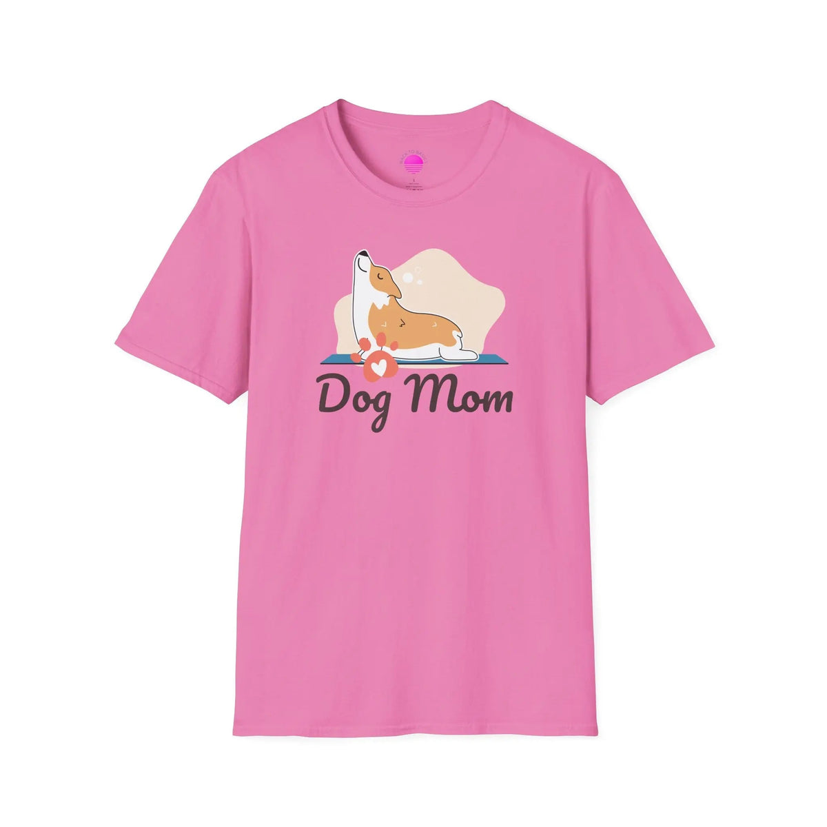 Dog Mom Shirt - Adorable Paw Print Tee for Proud Pet Lovers
