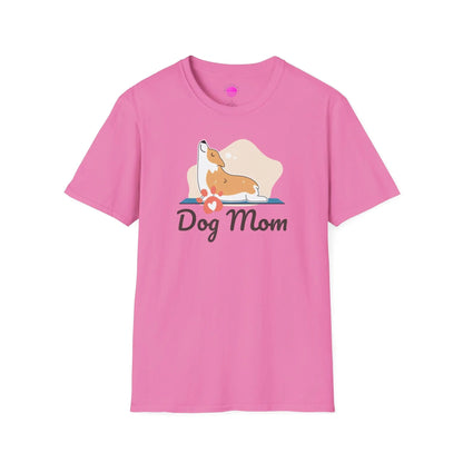 Dog Mom Shirt - Adorable Paw Print Tee for Proud Pet Lovers