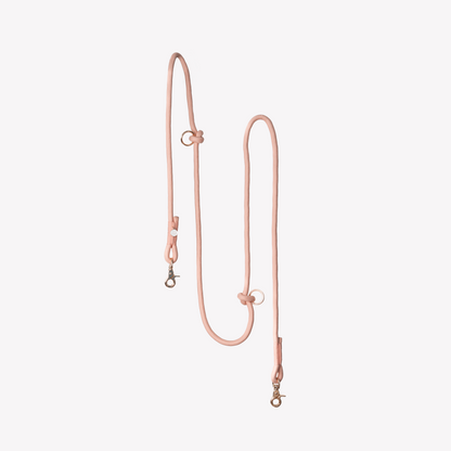 'Powder Rose' - Hands Free Braided Leash
