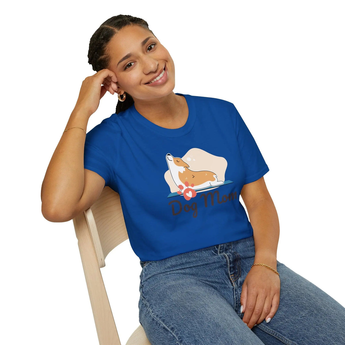 Dog Mom Shirt - Adorable Paw Print Tee for Proud Pet Lovers