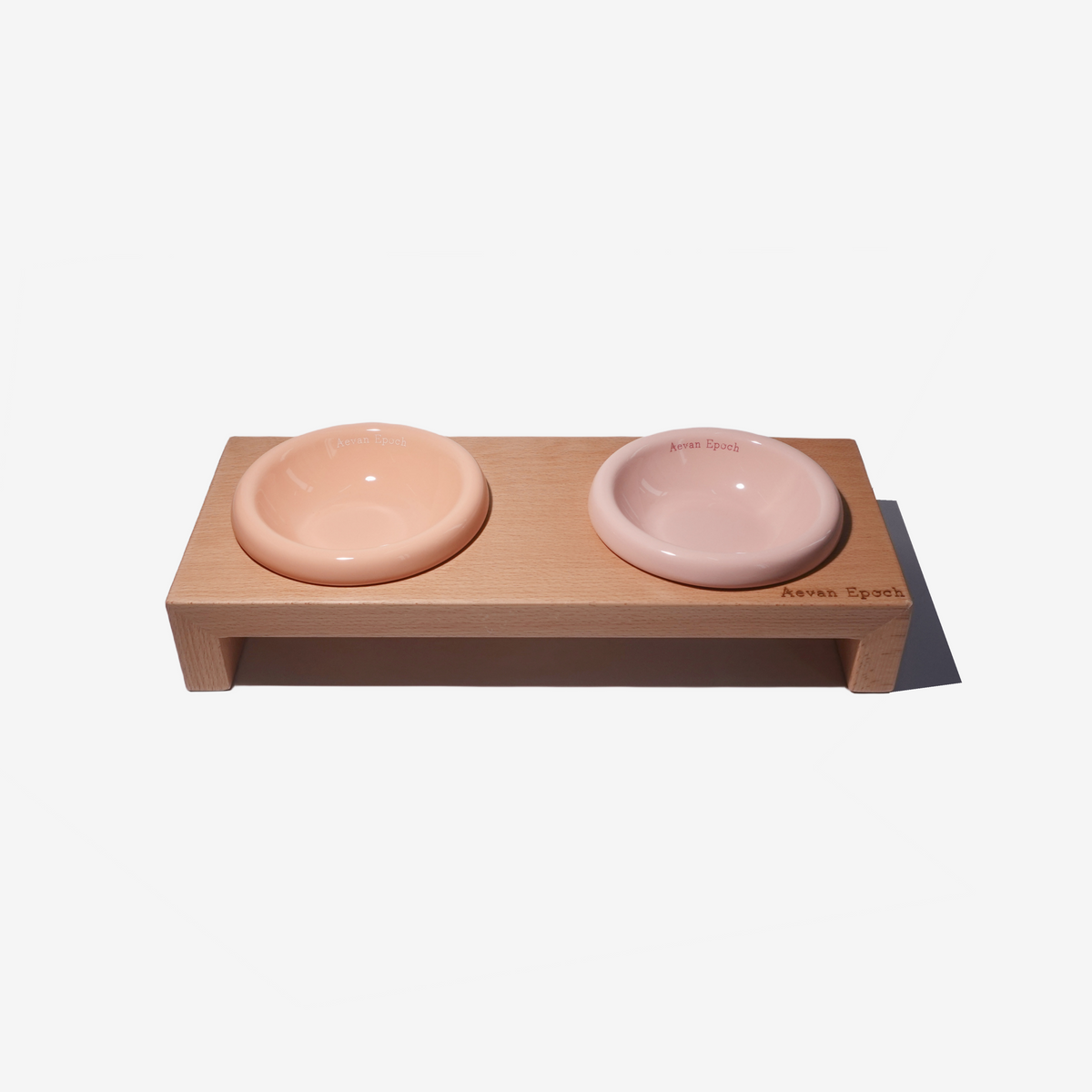 Solid Wood Pet Bowl Stands - Aevan Epoch for Elevated Dining