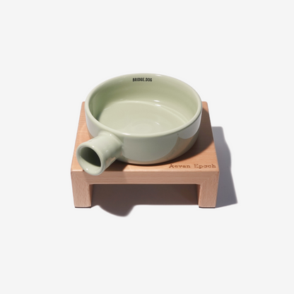 Solid Wood Pet Bowl Stands - Aevan Epoch for Elevated Dining