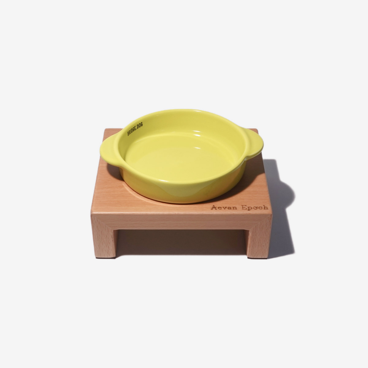 Solid Wood Pet Bowl Stands - Aevan Epoch for Elevated Dining