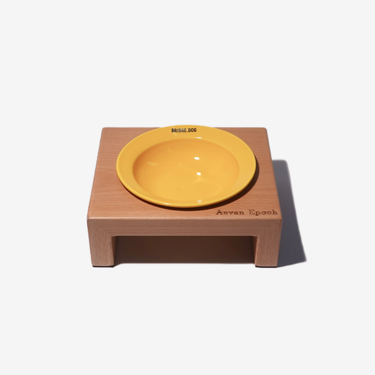 Solid Wood Pet Bowl Stands - Aevan Epoch for Elevated Dining
