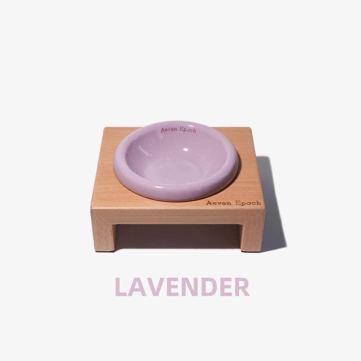 Solid Wood Pet Bowl Stands - Aevan Epoch for Elevated Dining