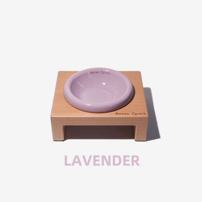 Solid Wood Pet Bowl Stands - Aevan Epoch for Elevated Dining
