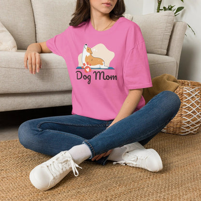 Dog Mom Shirt - Adorable Paw Print Tee for Proud Pet Lovers