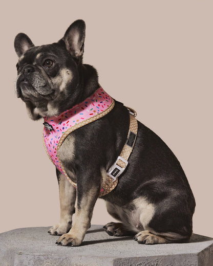 Pink Reversible Harness: Style Meets Comfort for Your Pet