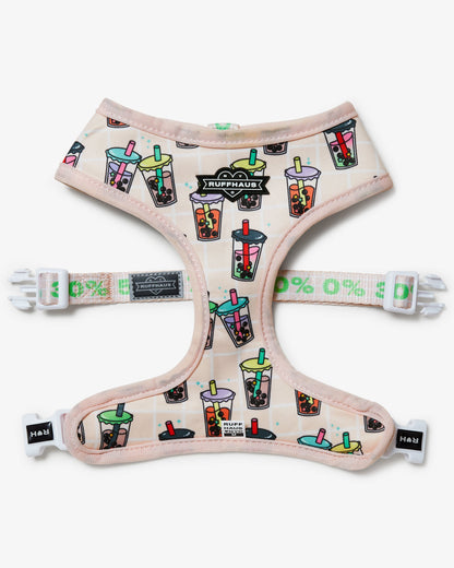 Matcha Boba Reversible Harness - Fun & Functional Dog Gear