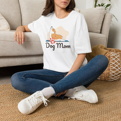 Dog Mom Shirt - Adorable Paw Print Tee for Proud Pet Lovers