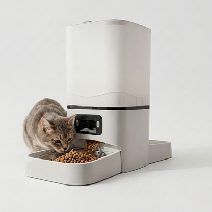 Smart WiFi Automatic Pet Feeder - Hassle-Free Meal Scheduling