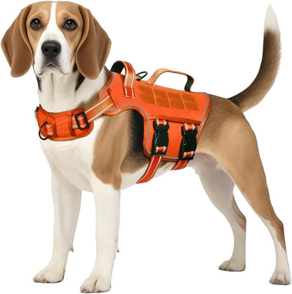 Heavy Duty XL Tactical Dog Harness - Ultimate No Pull Control for Large Dogs