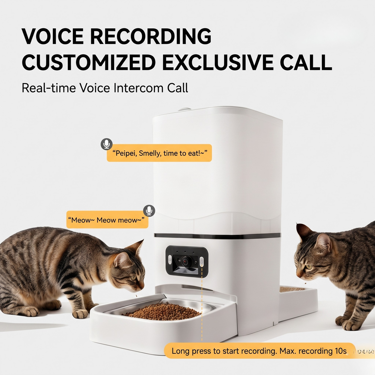 Smart WiFi Automatic Pet Feeder - Hassle-Free Meal Scheduling