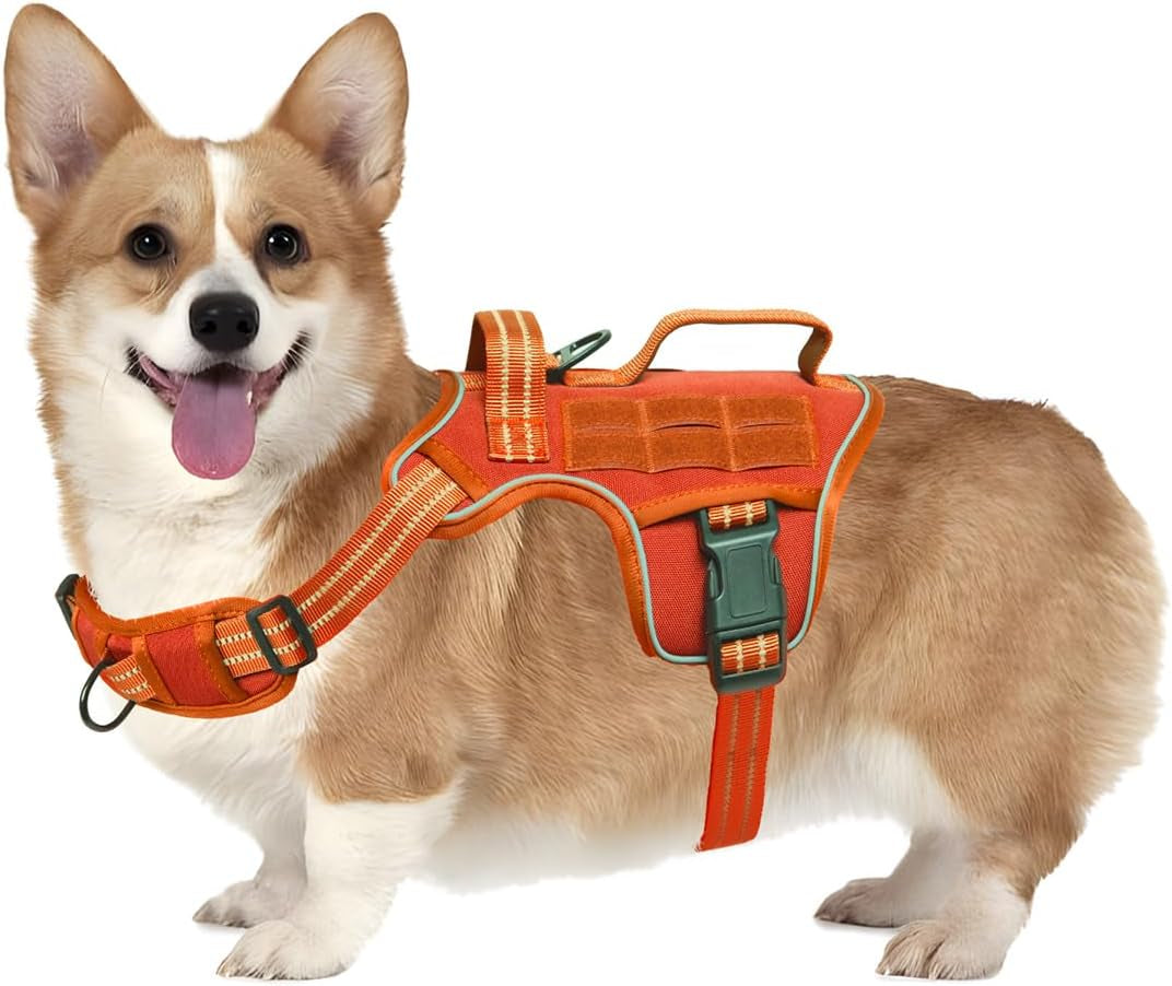 Heavy Duty XL Tactical Dog Harness - Ultimate No Pull Control for Large Dogs