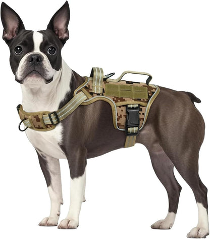 Heavy Duty XL Tactical Dog Harness - Ultimate No Pull Control for Large Dogs