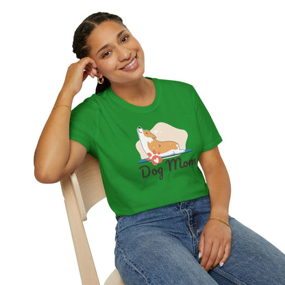 Dog Mom Shirt - Adorable Paw Print Tee for Proud Pet Lovers
