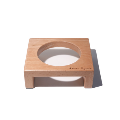 Solid Wood Pet Bowl Stands - Aevan Epoch for Elevated Dining
