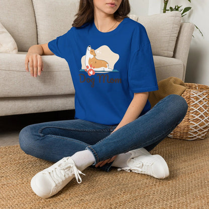 Dog Mom Shirt - Adorable Paw Print Tee for Proud Pet Lovers