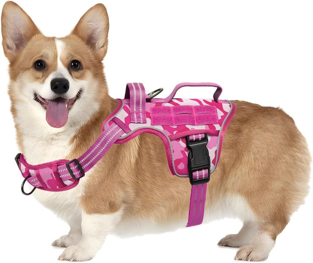 Heavy Duty XL Tactical Dog Harness - Ultimate No Pull Control for Large Dogs