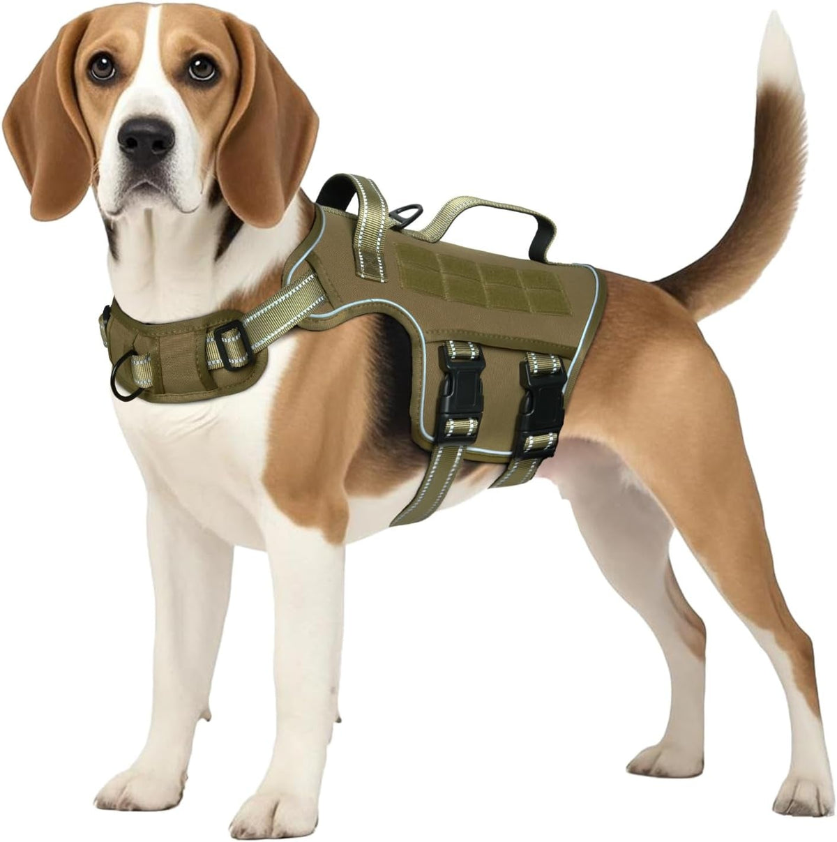 Heavy Duty XL Tactical Dog Harness - Ultimate No Pull Control for Large Dogs