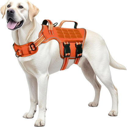 Heavy Duty XL Tactical Dog Harness - Ultimate No Pull Control for Large Dogs