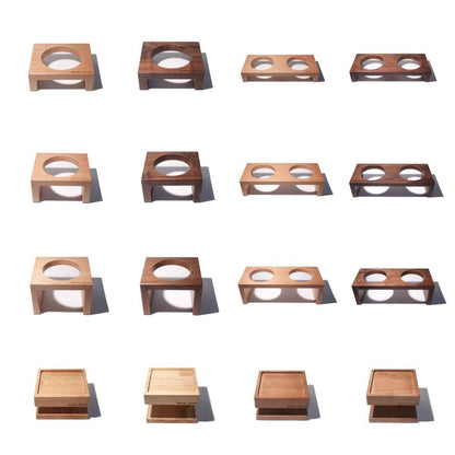 Aevan Epoch | Solid Wood Pet Bowl Stands
