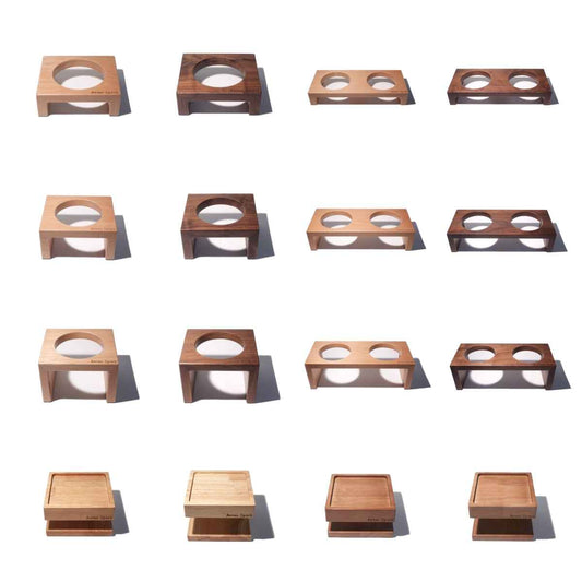 Aevan Epoch | Solid Wood Pet Bowl Stands