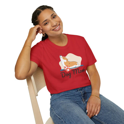 Dog Mom Shirt - Adorable Paw Print Tee for Proud Pet Lovers