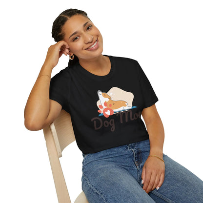 Dog Mom Shirt - Adorable Paw Print Tee for Proud Pet Lovers