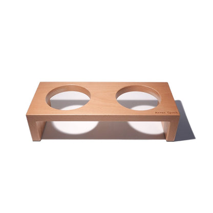 Solid Wood Pet Bowl Stands - Aevan Epoch for Elevated Dining