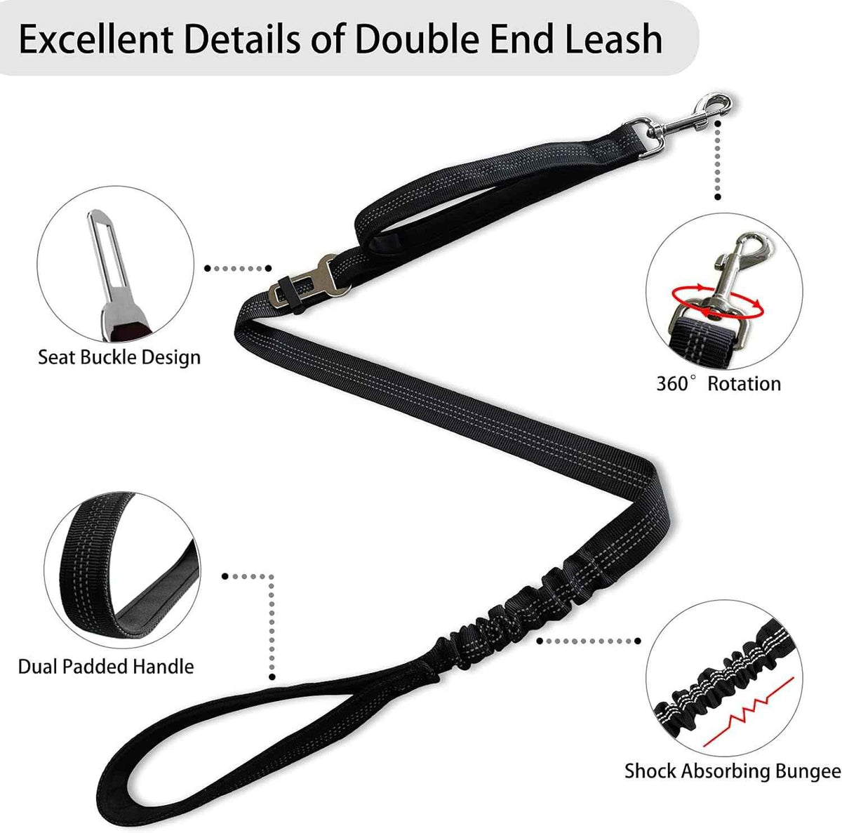Ultimate Duo Dog Leash Bundle: Freedom and Safety for You and Your Pooch
