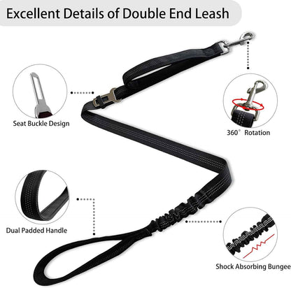 Ultimate Duo Dog Leash Bundle: Freedom and Safety for You and Your Pooch