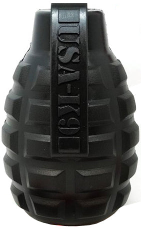 Grenade Shaped Toy & Treat Dispenser for Power Chewers - USA-K9