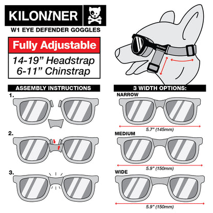 W1 Eye Defender Goggles - Protect Your Pet's Eyes in Style