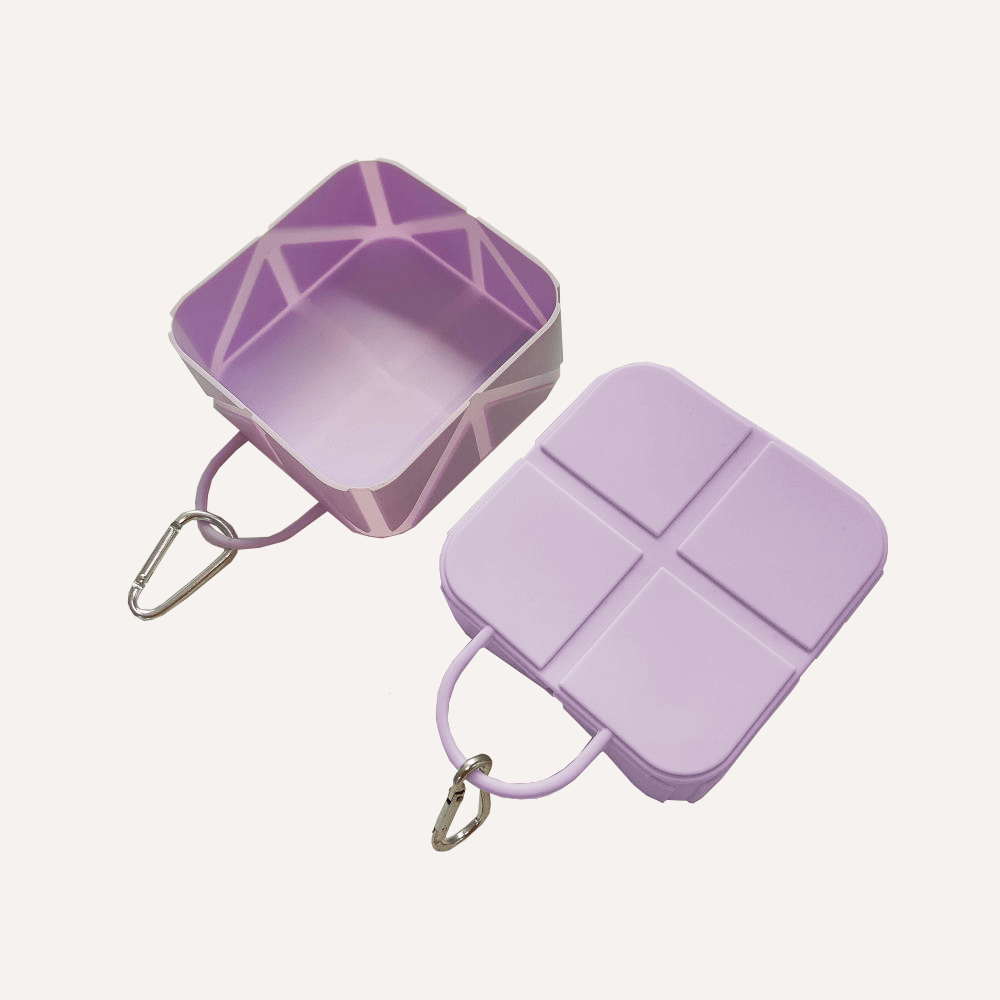 Foldable Pet Food & Water Bowl – Compact & Travel-Friendly