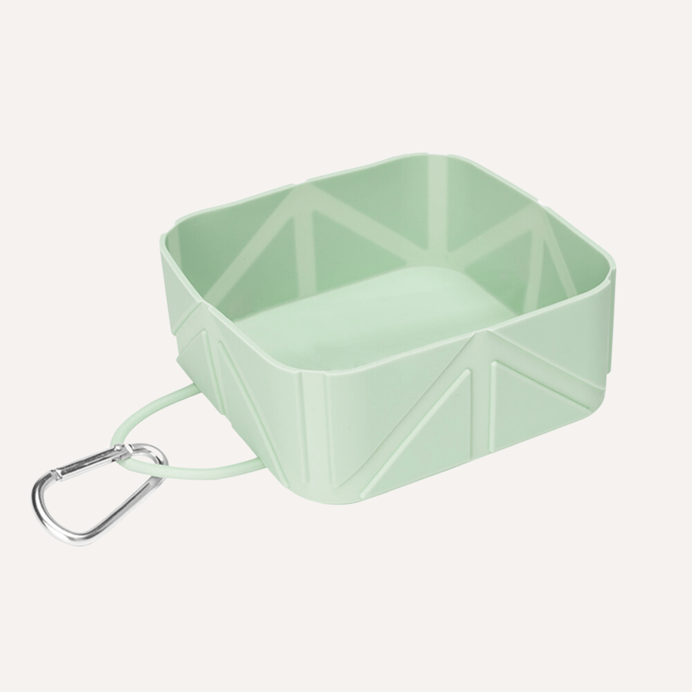 Foldable Pet Food & Water Bowl – Compact & Travel-Friendly