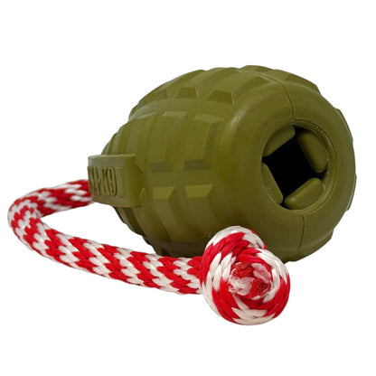 USA-K9 Grenade Treat Dispenser and Tug Toy - Multi-Functional Dog Play Essential