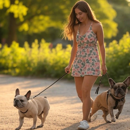 Stylish Leather AirTag Dog Collar