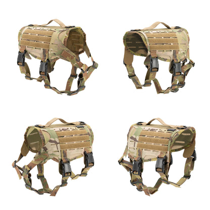 M4 Tactical MOLLE Vest - K9R for Ultimate Pet Comfort and Control