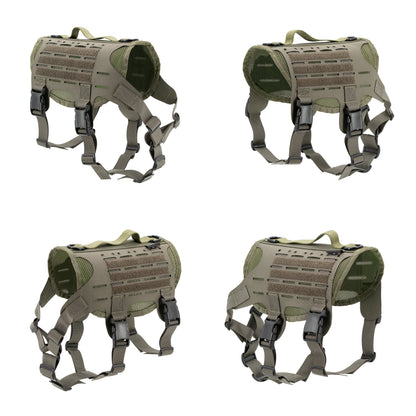 M4 Tactical MOLLE Vest - K9R for Ultimate Pet Comfort and Control